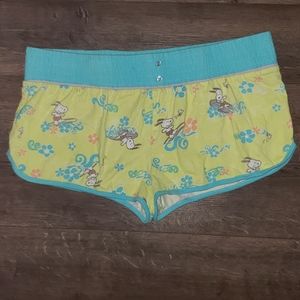 Surfing Snoopy Sleep Shorts Size XL